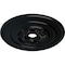 Ekena Millwork Traditional with Acanthus Leaves Ceiling Medallion, 26"OD x 3 1/8"ID x 1 1/2"P, Jet Black CM26TABLF - alternate 2
